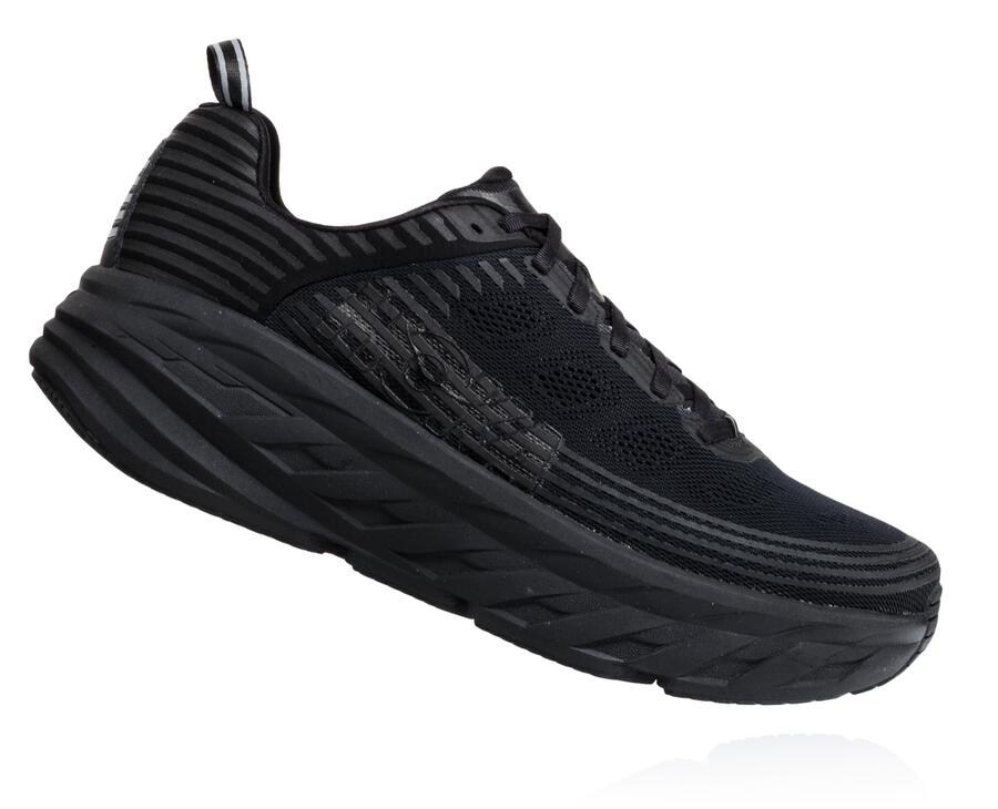 Tenis Hoka One One Masculino Pretas - Bondi 6 - 351-IXMBCF